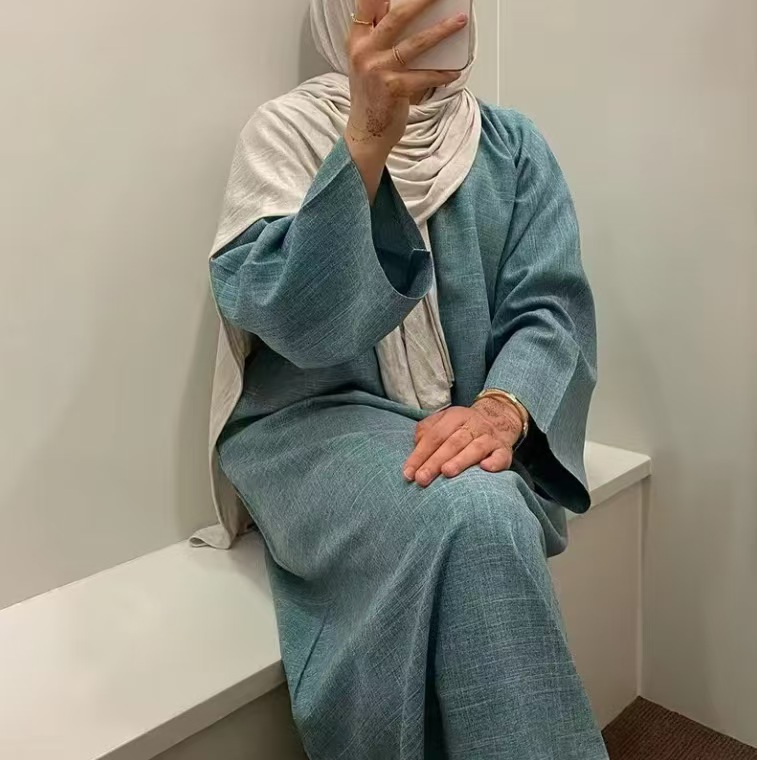 Jalabiya Women Arabic - Gaun Eid Abaya Wanita Muslim Gaun