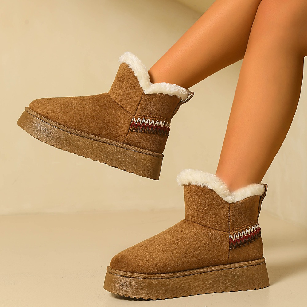 Ethnic Fashion Women - Sepatu Bot Salju Wanita Musim Dingin