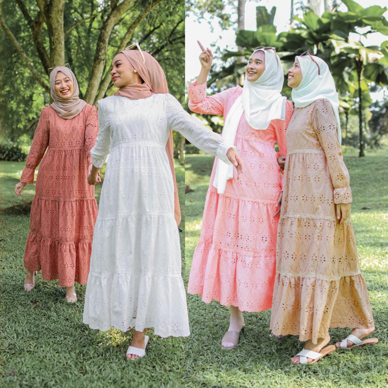 Ethnic Wear - Gaun Renda Berongga Indonesia Pakaian Wanita