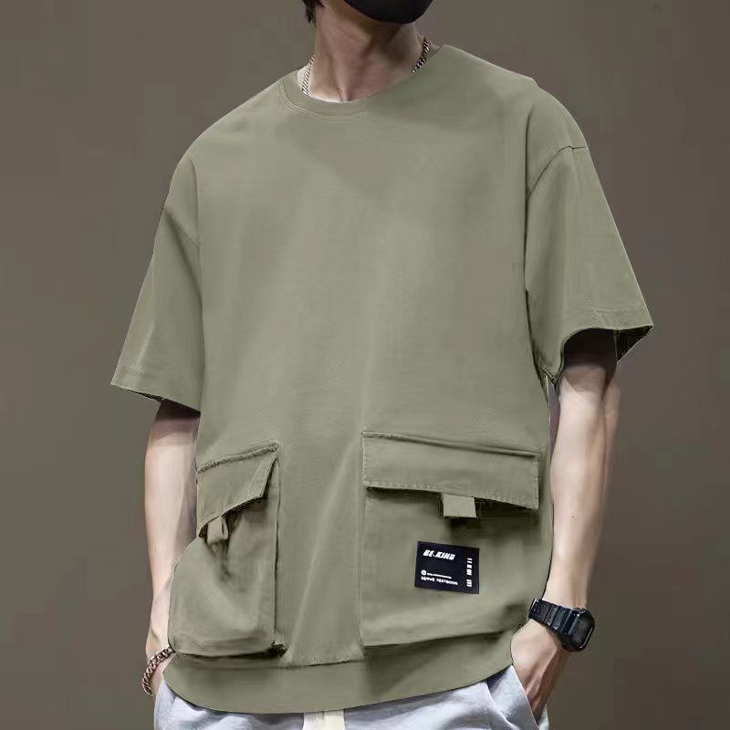 Men'S Ethnic Fashion Trends - Kaus lengan pendek kerah bulat untuk