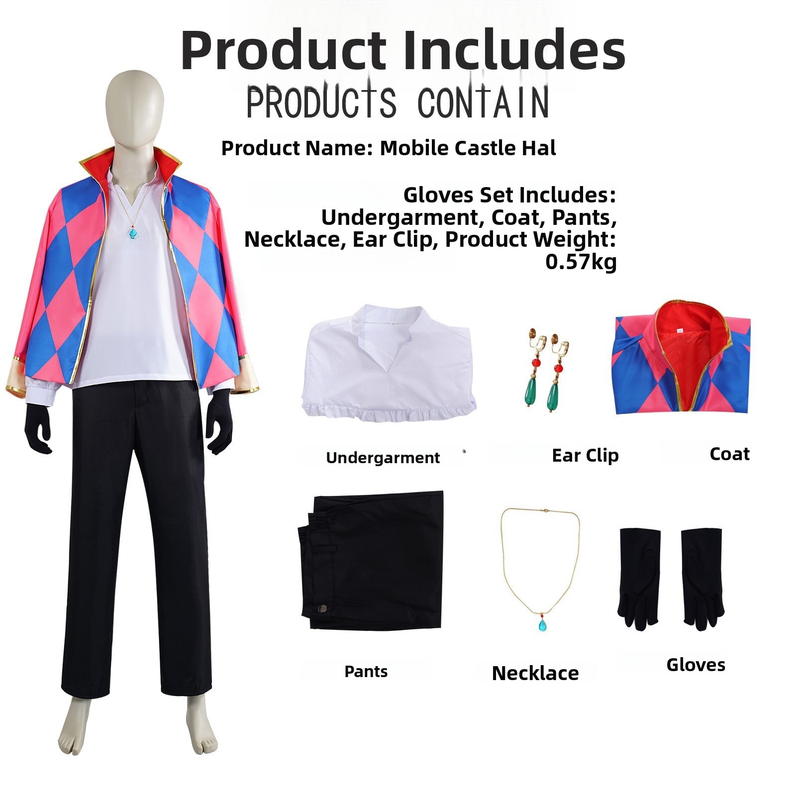 Ethnic Wear - Kostum Cosplay Pakaian Pertunjukan Halloween Mobile