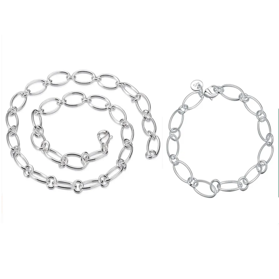 Men'S Ethnic Fashion Trends - Kalung dan gelang rantai perak sterling