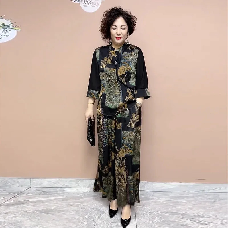 Ethnic Fashion Wear For Women - Set celana kaki lebar wanita, setelan