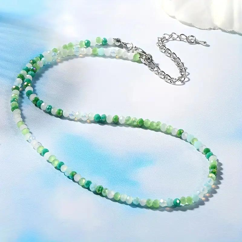 Ethnic Fashion House - Kalung Pendek Buatan Tangan Kristal Bohemian