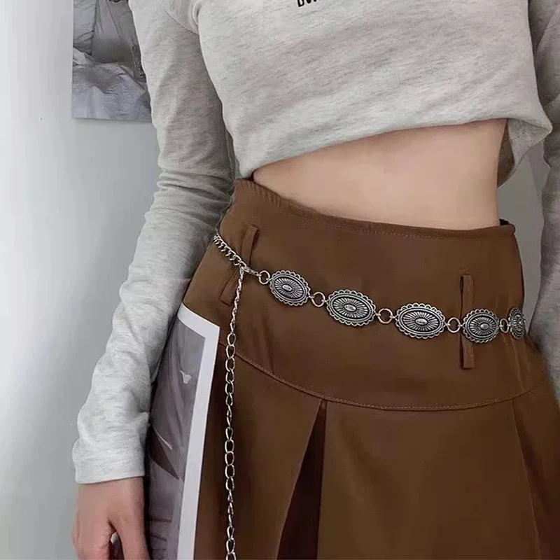 Ethnic Boho Fashion - Aksesori rantai pinggang gaya etnik Gaun