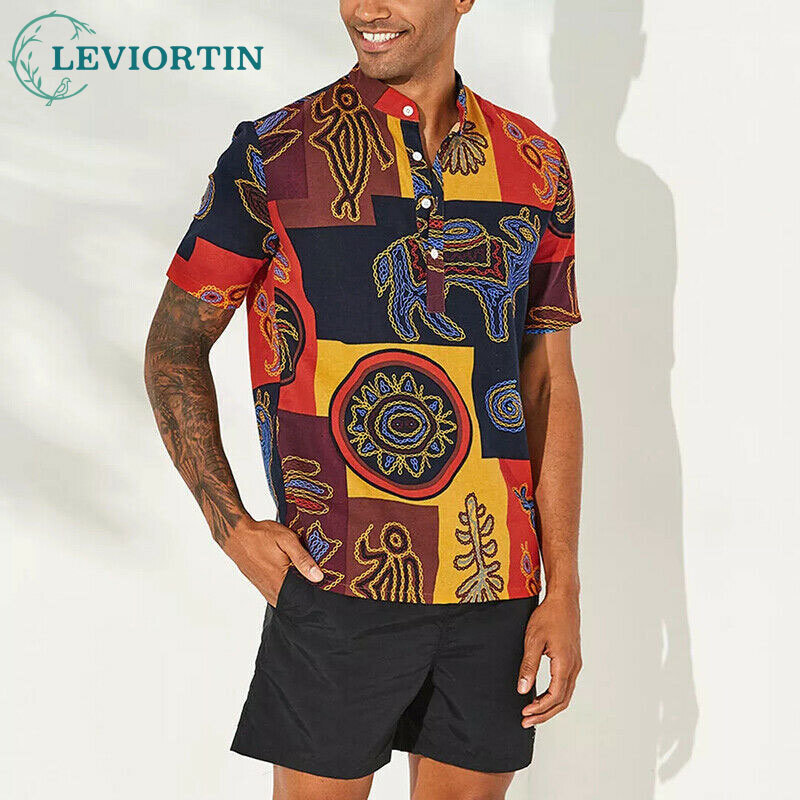 Men'S Ethnic Fashion Trends - Kemeja Serbaguna Tren Fashion Kasual Pria