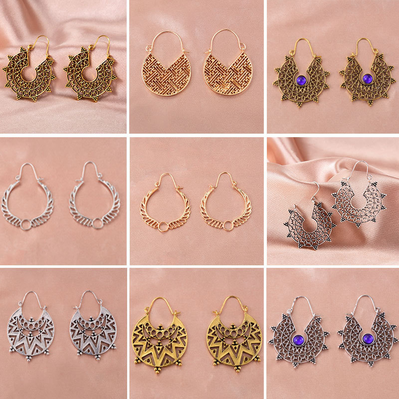 Ethnic Fashion Instagram - Ukiran berongga untuk wanita, bentuk kipas
