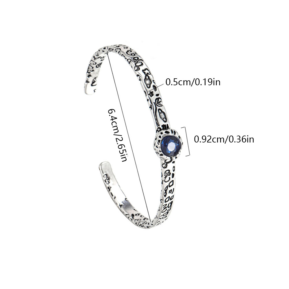 Gelang Manset Terbuka Vintage  - Ethnic Fashion Wear For Women ulasan dan harga