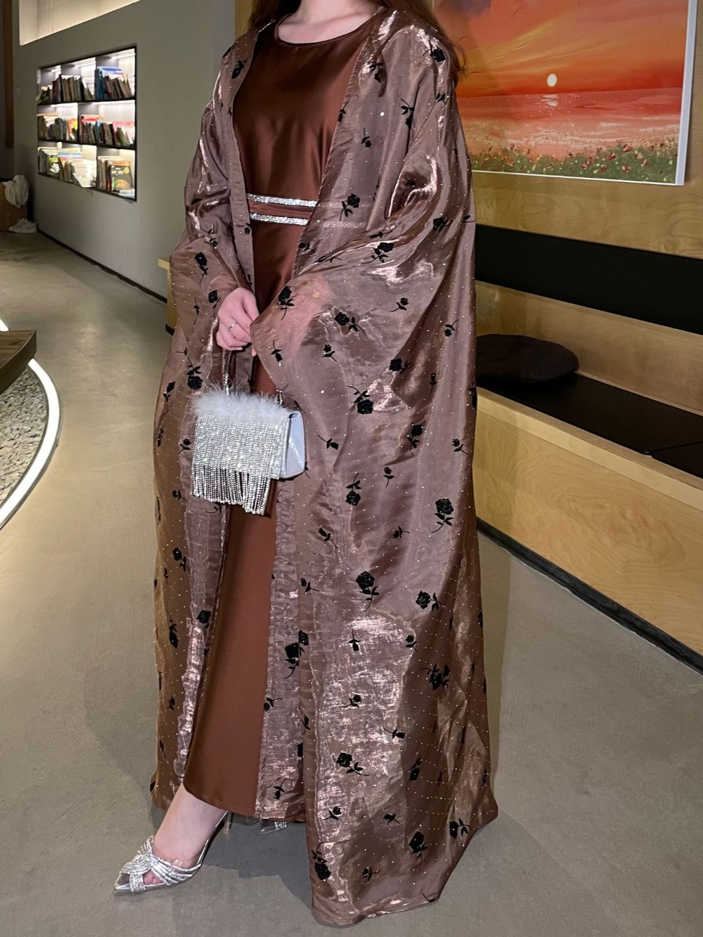 Set 2 potong Muslim gaun pesta - Jalabiya Women Arabic ulasan dan harga
