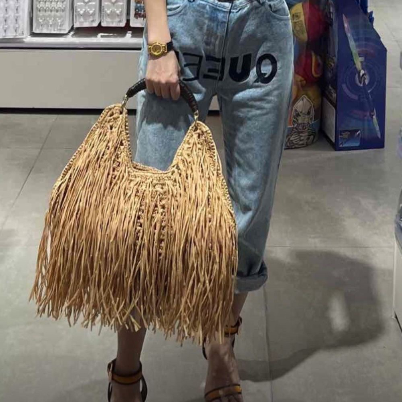 Tas Jerami Bohemian, Tas Panta - Ethnic Boho Fashion ulasan dan harga