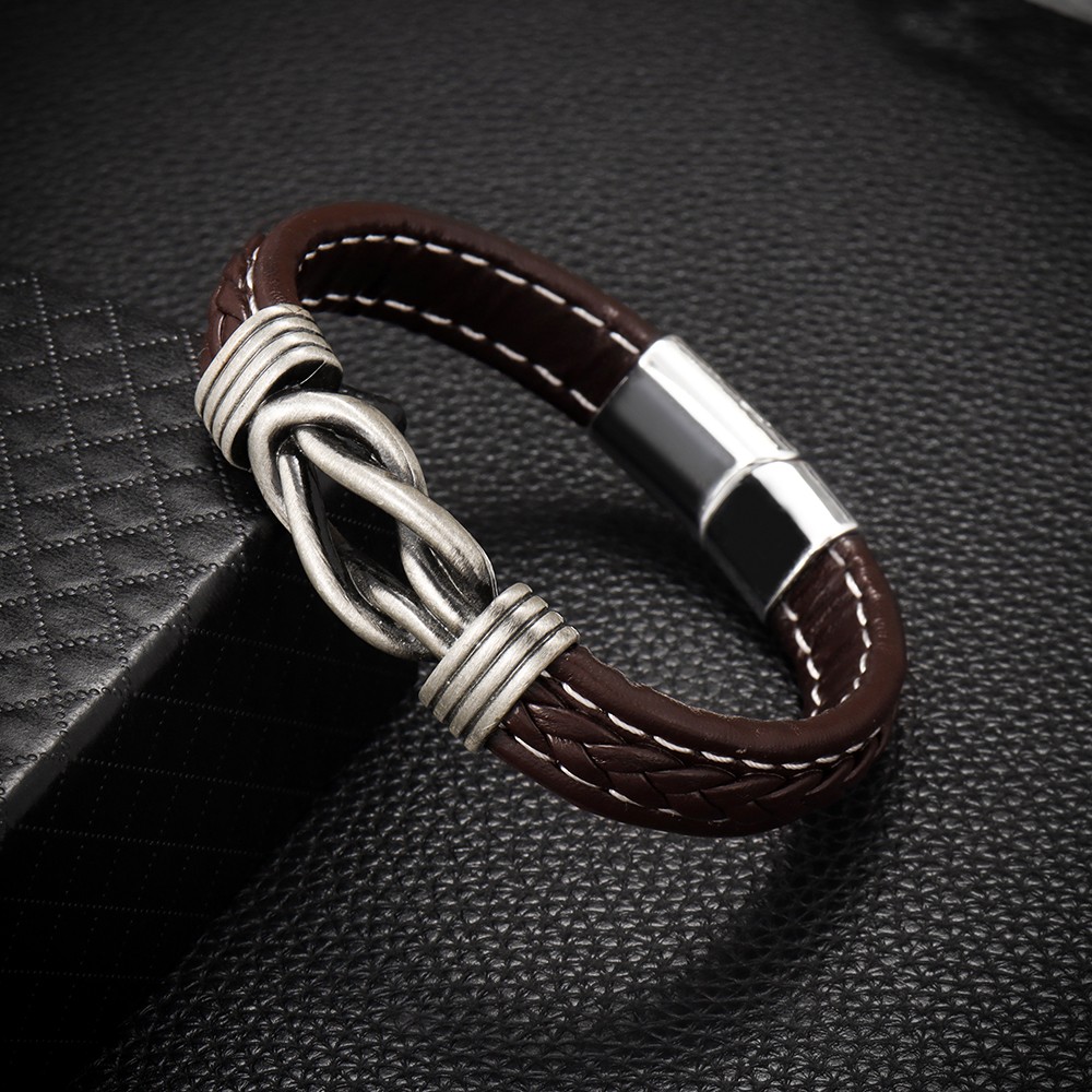 Gelang Kulit Pria Model Kepang - Men'S Ethnic Fashion Trends ulasan dan harga