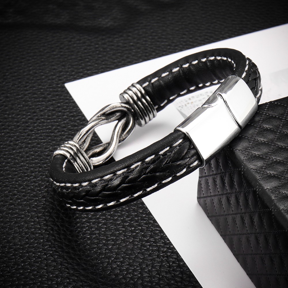 Gelang Kulit Pria Model Kepang - Men'S Ethnic Fashion Trends ulasan dan harga