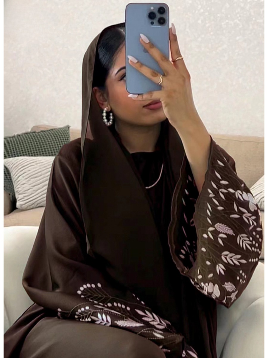 Abaya bordir Turki untuk wanit - Jalabiya Women Arabic ulasan dan harga