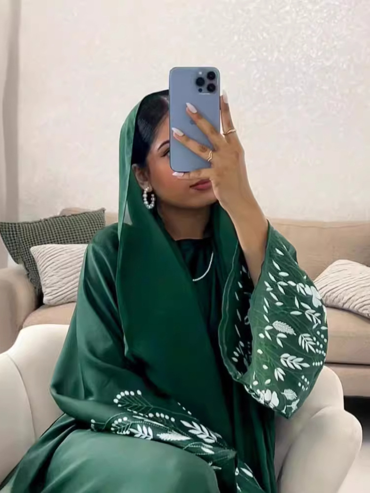 Abaya bordir Turki untuk wanit - Jalabiya Women Arabic ulasan dan harga