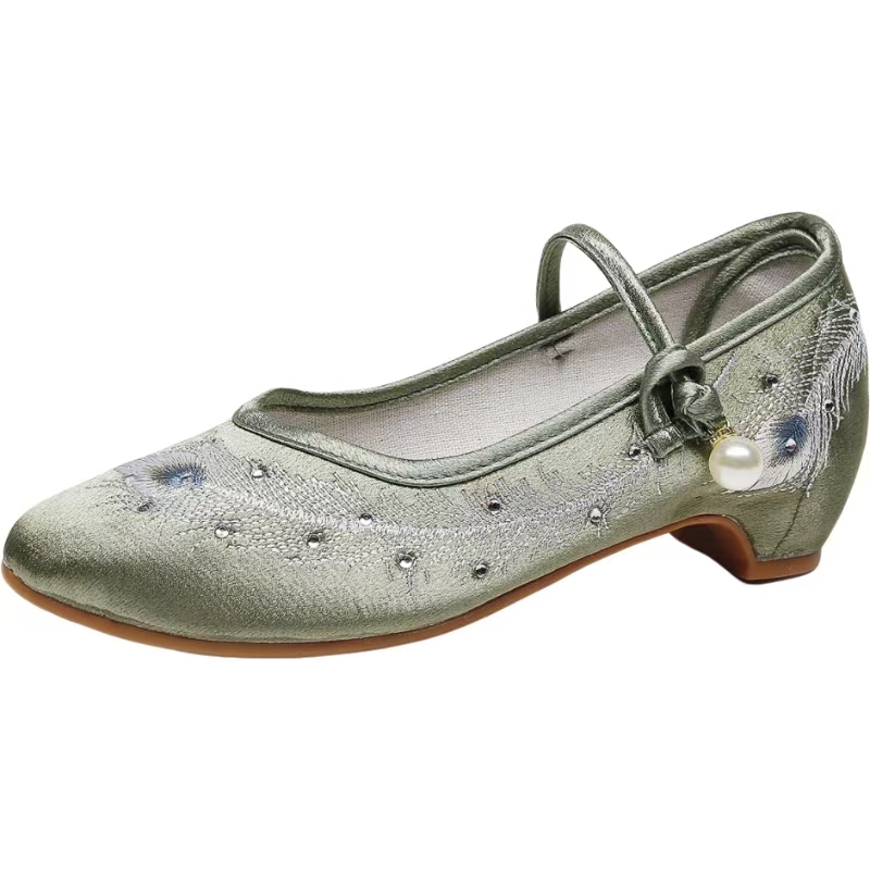 Sepatu Cheongsam Wanita Hak Re - Ethnic Fabric ulasan dan harga