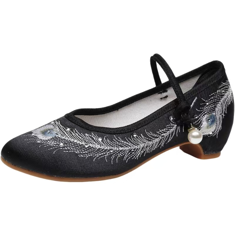 Sepatu Cheongsam Wanita Hak Re - Ethnic Fabric ulasan dan harga