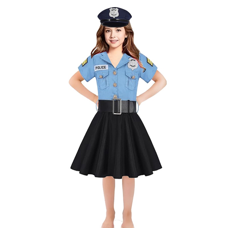 Kostum Polisi Anak Perempuan u - Ethnic Wear ulasan dan harga