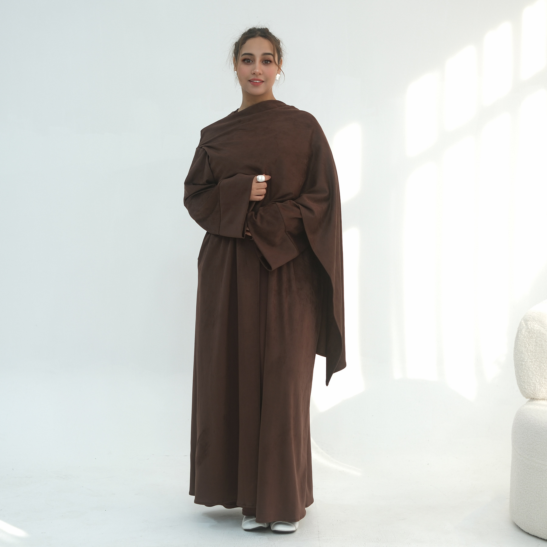 Abaya Cape Muslim Lengan Panja - Jalabiya Women Arabic ulasan dan harga