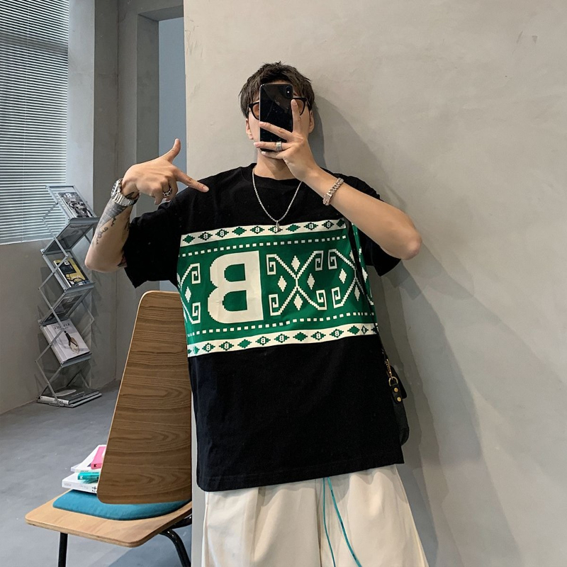 Kaos Lengan Pendek Pria Ukuran - Ethnic Fashion Instagram ulasan dan harga