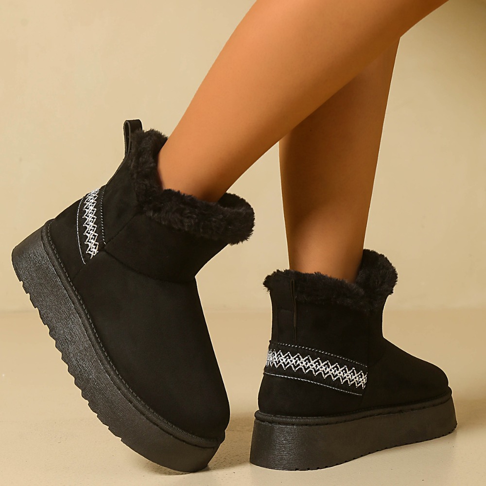 Sepatu Bot Salju Wanita Musim  - Ethnic Fashion Women ulasan dan harga