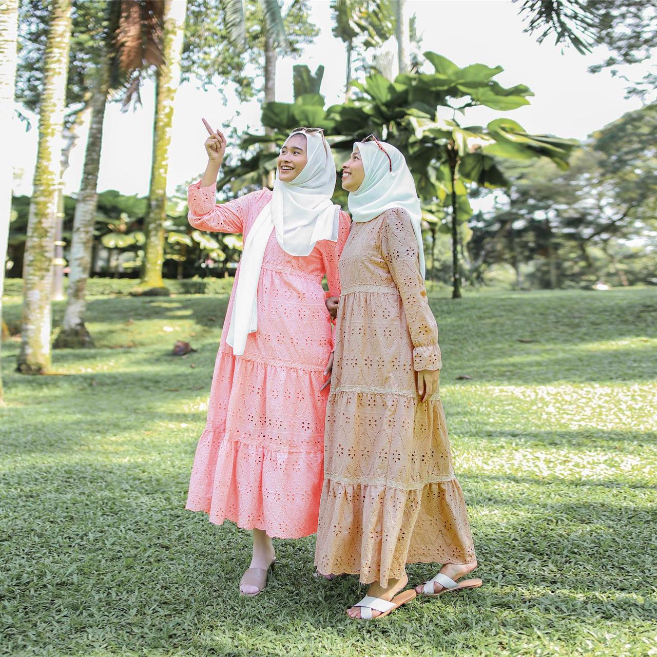 Gaun Renda Berongga Indonesia  - Ethnic Wear ulasan dan harga