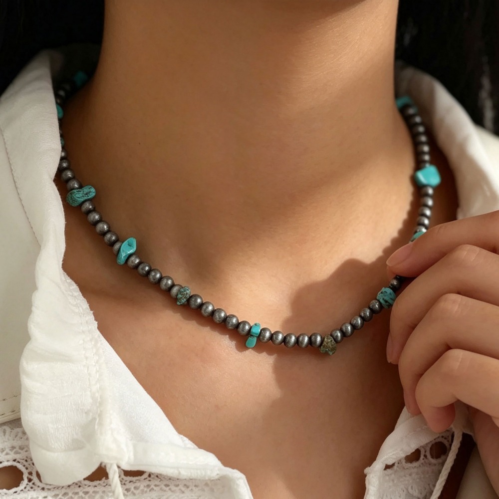 Kalung Pria Bohemian Etnis Ber - Ethnic Fashion Wear For Women ulasan dan harga