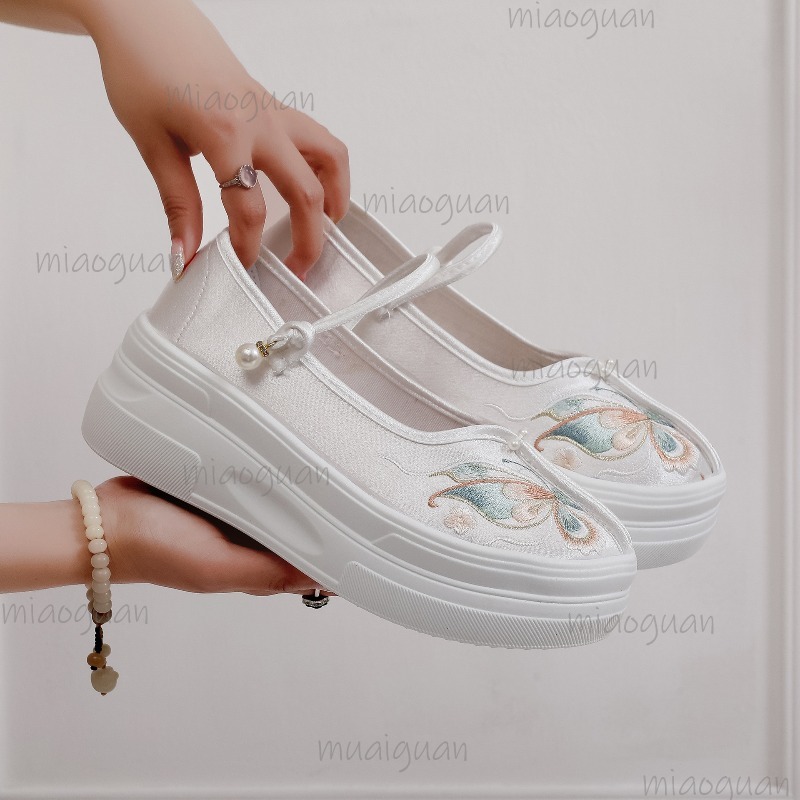 Sepatu Platform Bordir Gaya Ci - Ethnic Fabric ulasan dan harga