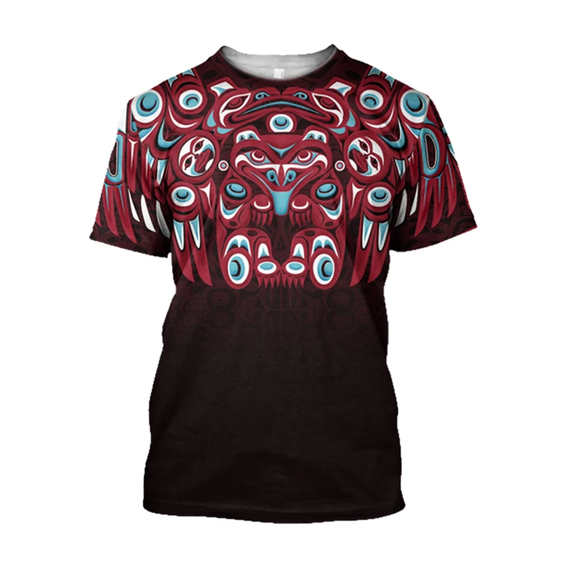 Kaos Retro Etnik Aztec Meksiko - Men'S Ethnic Fashion Trends ulasan dan harga
