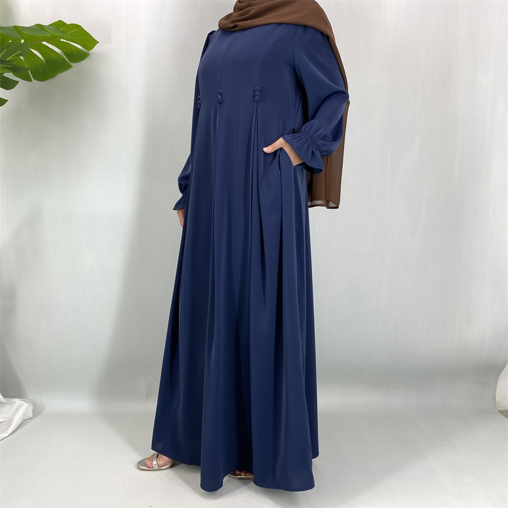 Gaun Muslimah Abaya Dubai Eid  - Jalabiya Women Arabic ulasan dan harga