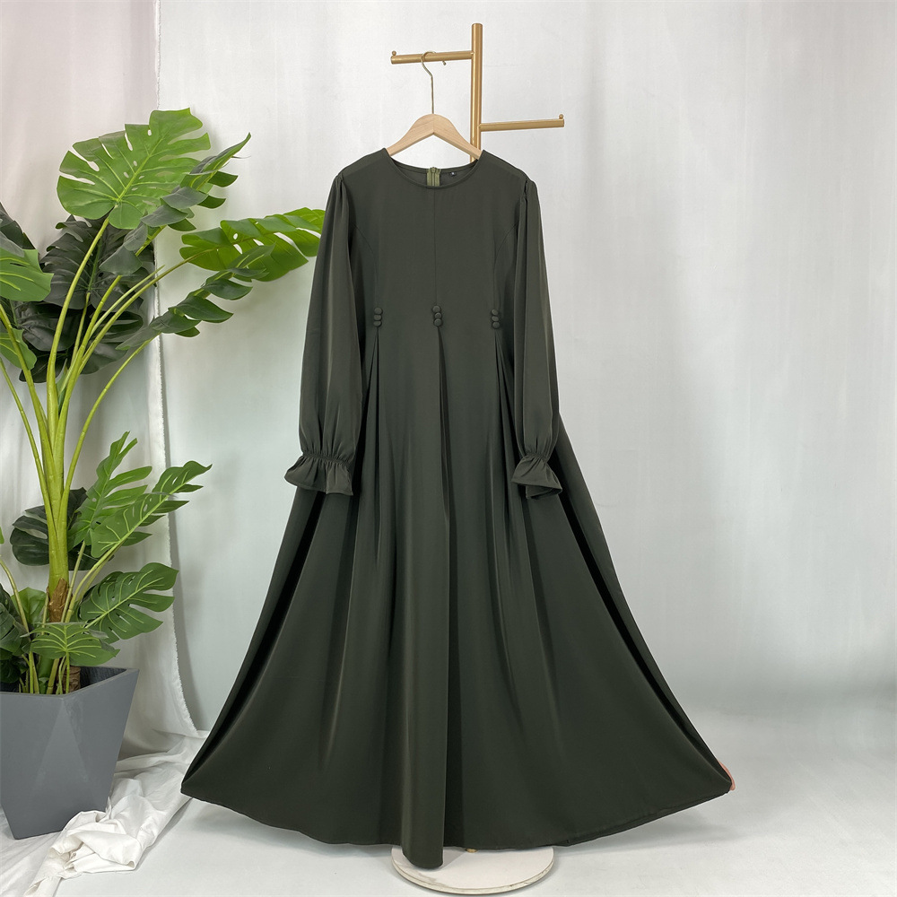 Gaun Muslimah Abaya Dubai Eid  - Jalabiya Women Arabic ulasan dan harga