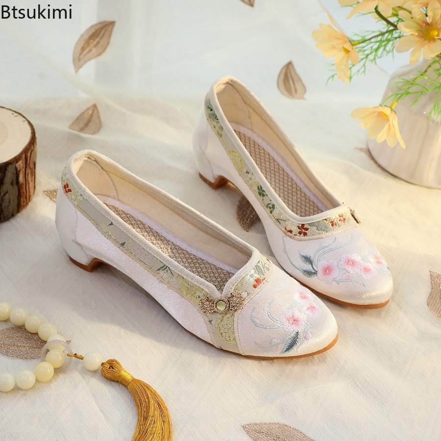 Sepatu Wanita Baru 2026 Gaya E - Ethnic Fabric ulasan dan harga