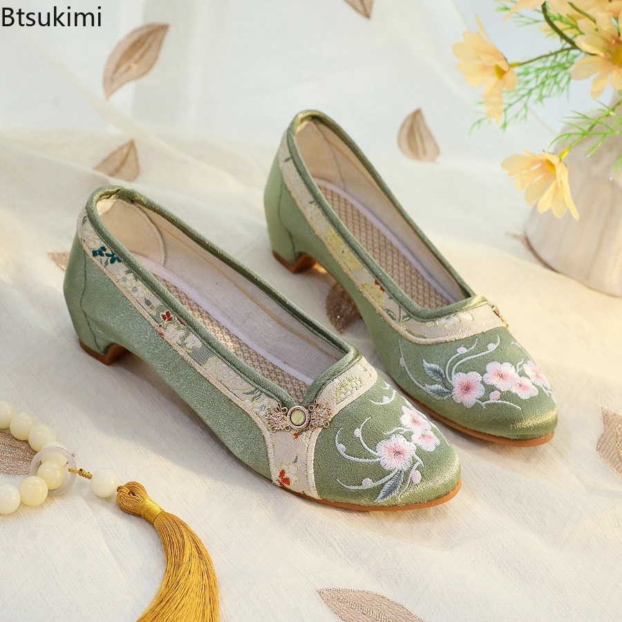 Sepatu Wanita Baru 2026 Gaya E - Ethnic Fabric ulasan dan harga