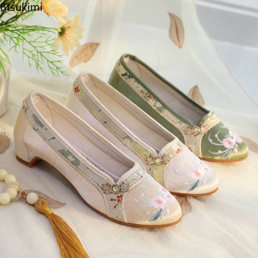 Sepatu Wanita Baru 2026 Gaya E - Ethnic Fabric ulasan dan harga