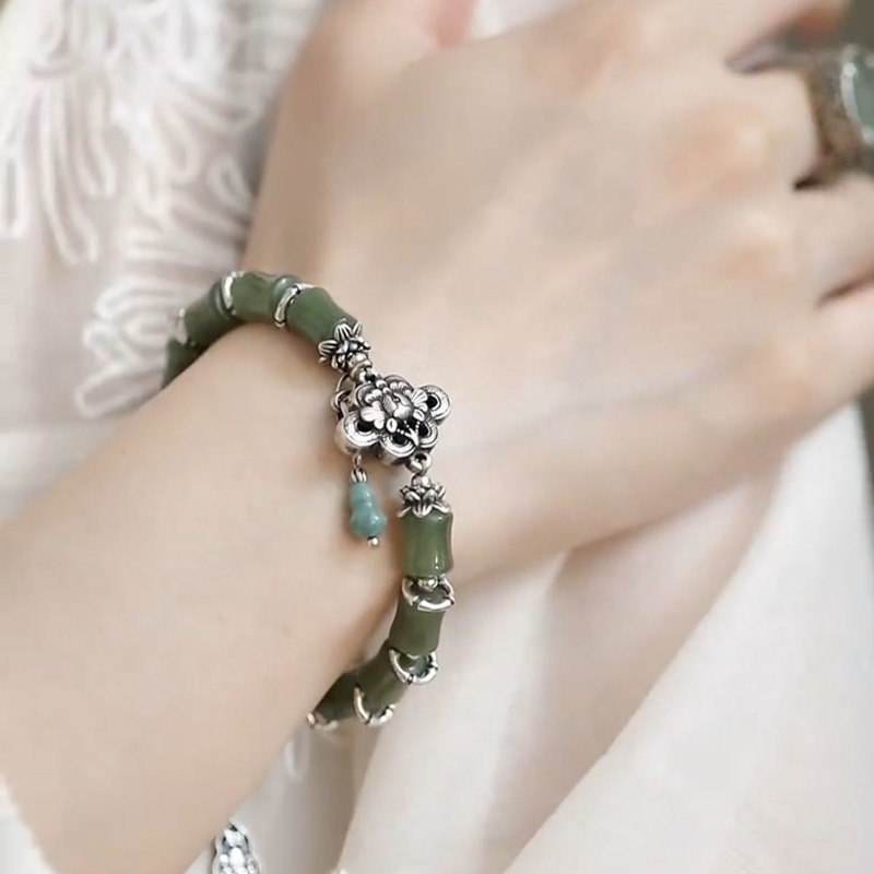 Gelang manik-manik bambu vinta - Ethnic Fashion Wear For Women ulasan dan harga