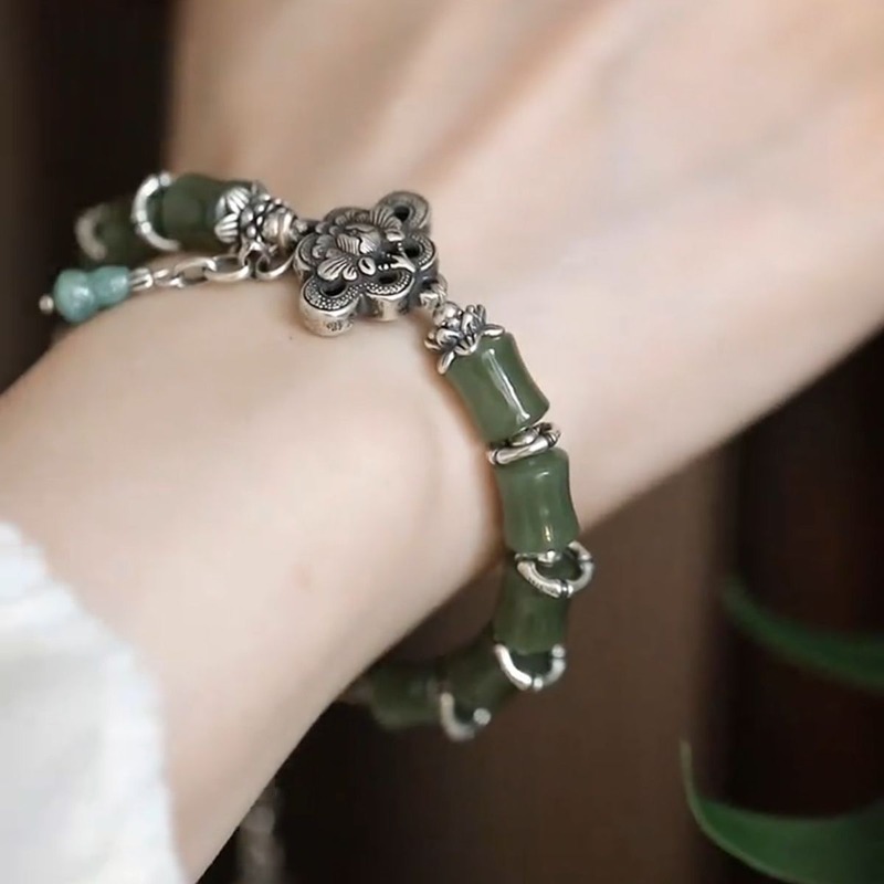 Gelang manik-manik bambu vinta - Ethnic Fashion Wear For Women ulasan dan harga