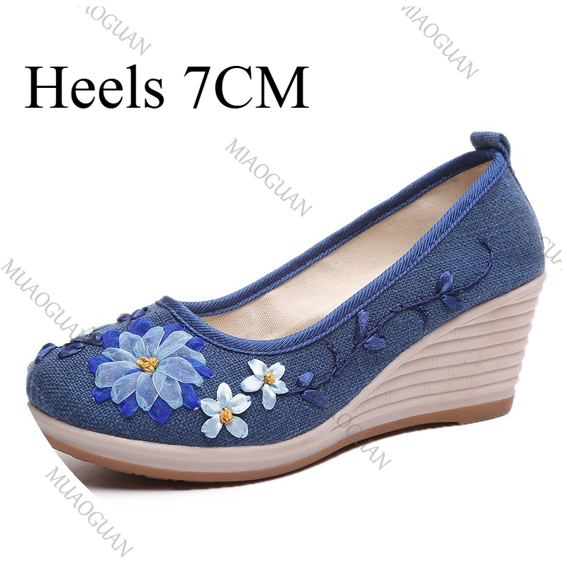 Sepatu Platform Wedge Nyaman W - Ethnic Fashion Women ulasan dan harga