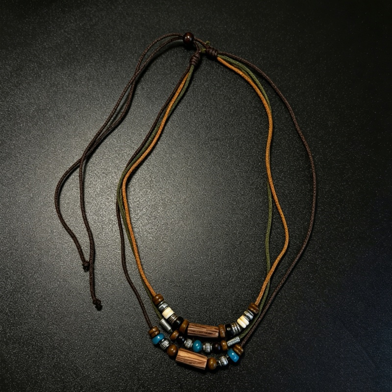 Set Perhiasan Tali Lilin Kulit - Ethnic Fashion Wear For Women ulasan dan harga
