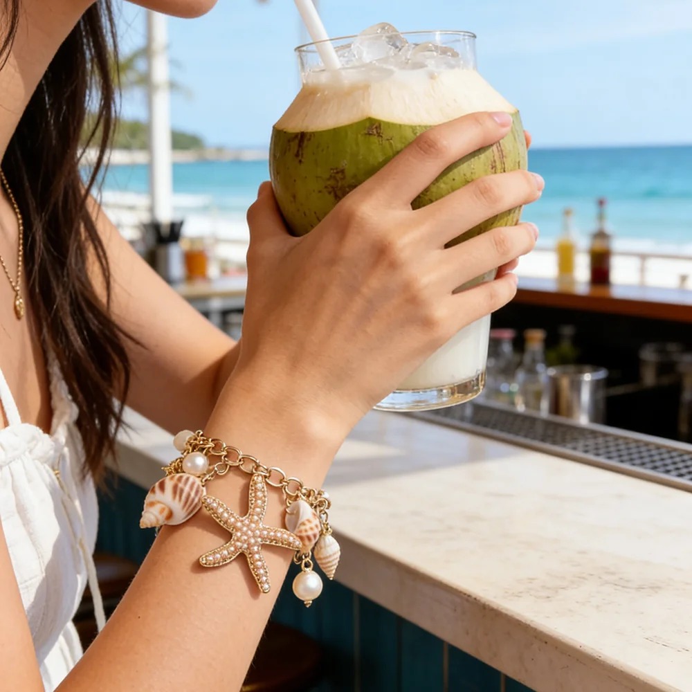 Gelang Wanita Gaya Pantai Musi - Ethnic Fashion Wear For Women ulasan dan harga
