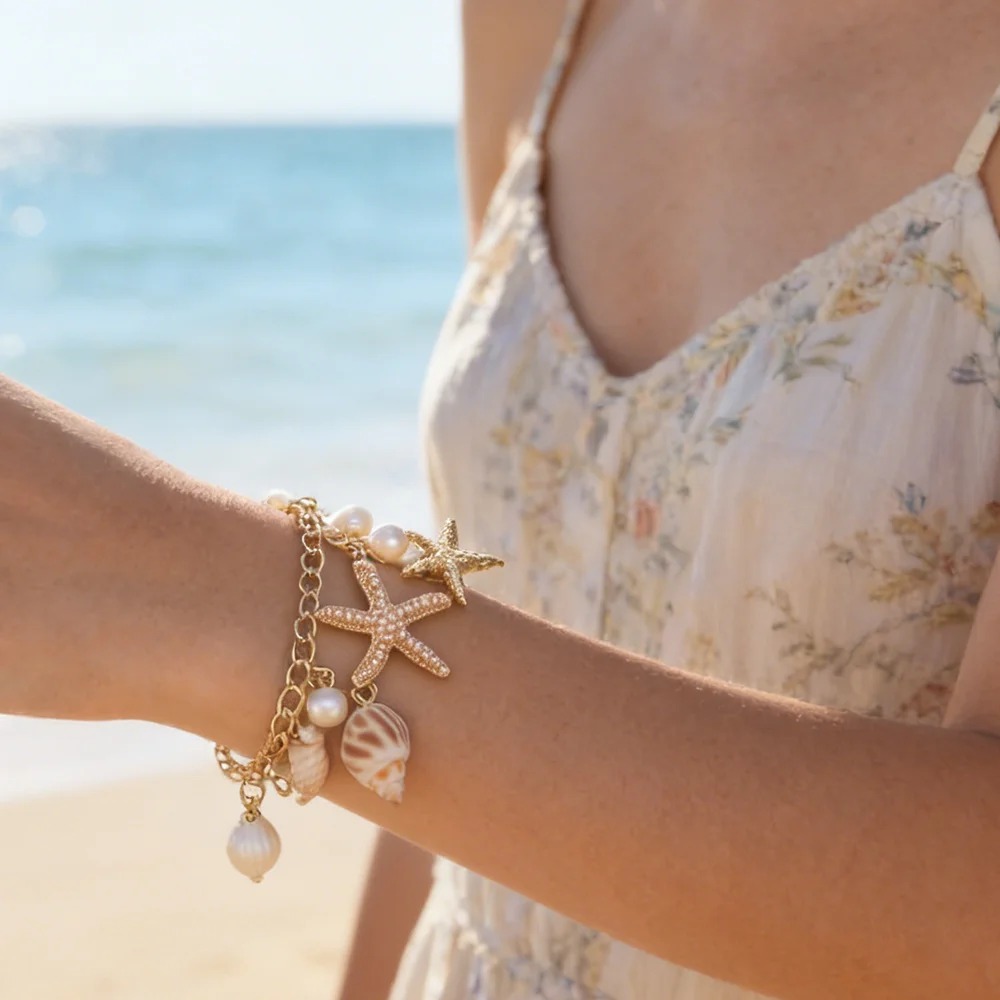 Gelang Wanita Gaya Pantai Musi - Ethnic Fashion Wear For Women ulasan dan harga