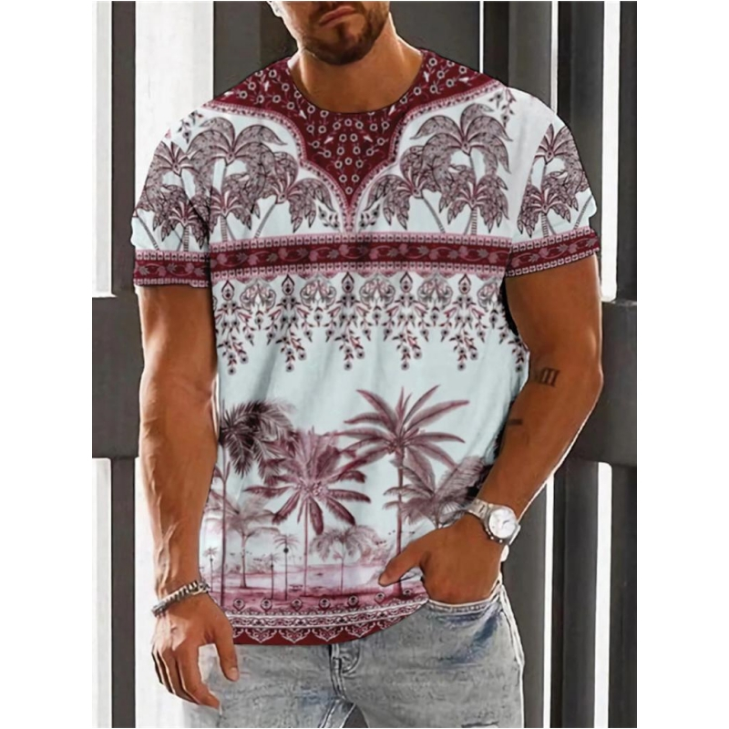 Kaus Grafis Etnik Antik Tren 2 - Men'S Ethnic Fashion Trends ulasan dan harga