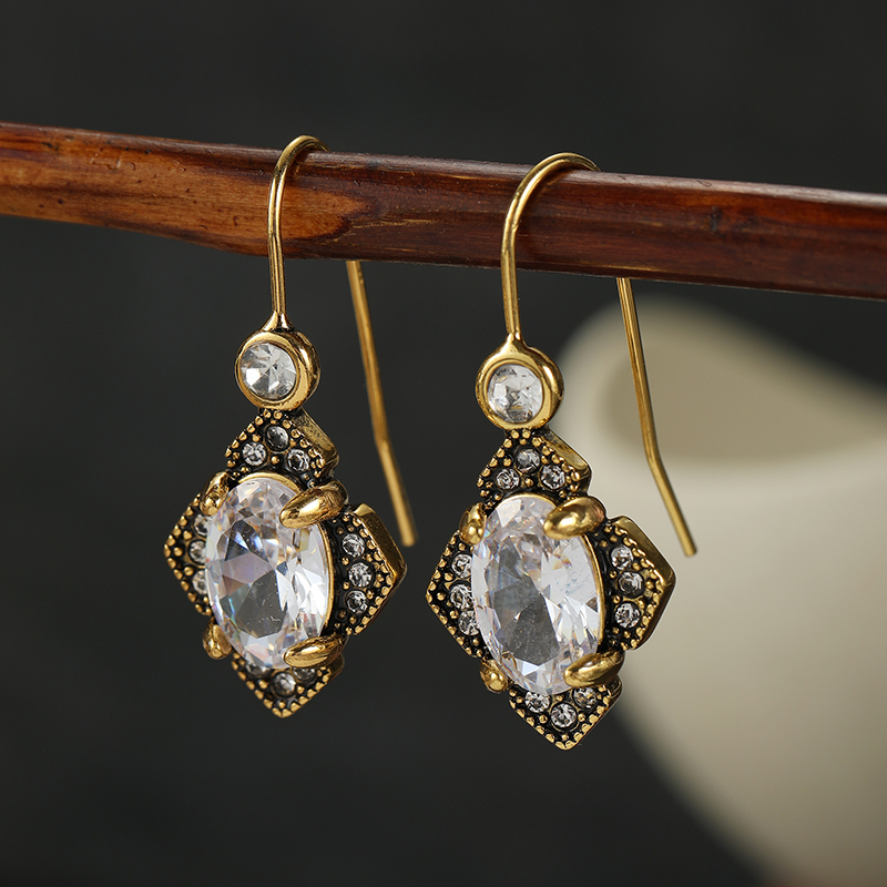 Anting Wanita Vintage Berhiask - Ethnic Fashion Wear For Women ulasan dan harga
