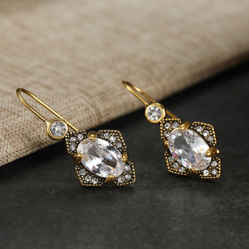 Anting Wanita Vintage Berhiask - Ethnic Fashion Wear For Women ulasan dan harga