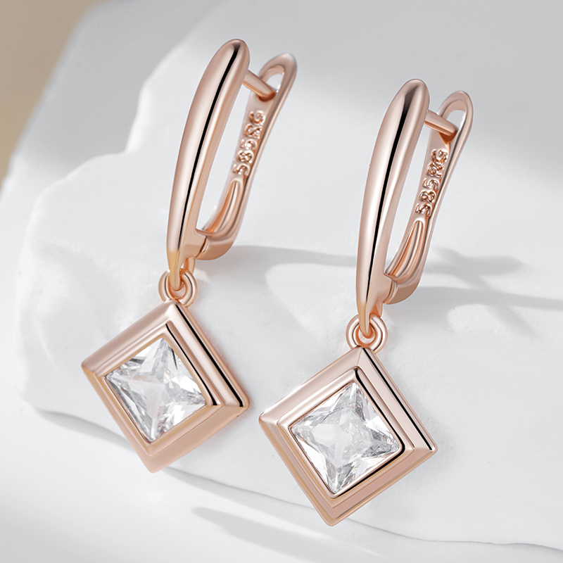 Kinel Anting Menjuntai Zirkon  - Ethnic Fashion Wear For Women ulasan dan harga