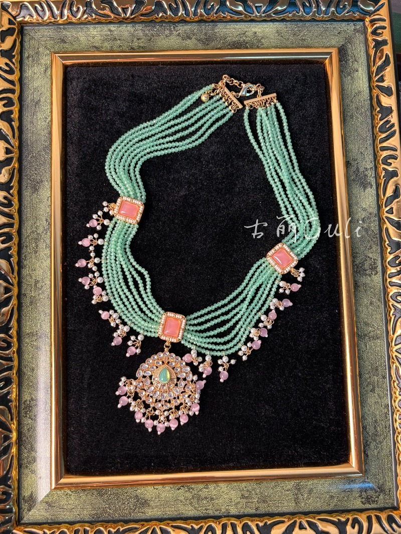 Anting dan kalung bergaya vint - Ethnic Fashion Book ulasan dan harga